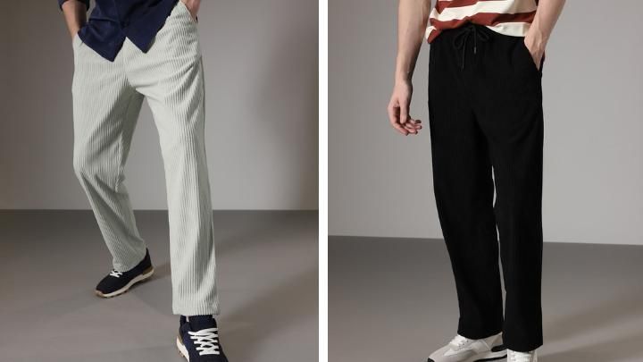 2-Pack Stylish Corduroy Pants for Men